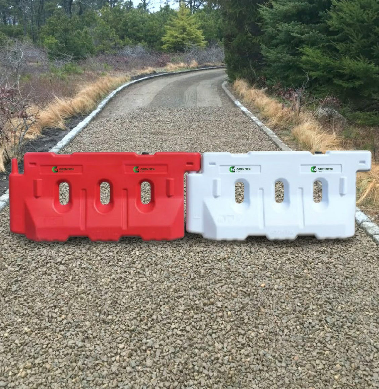 Green Fresh Road Barrier