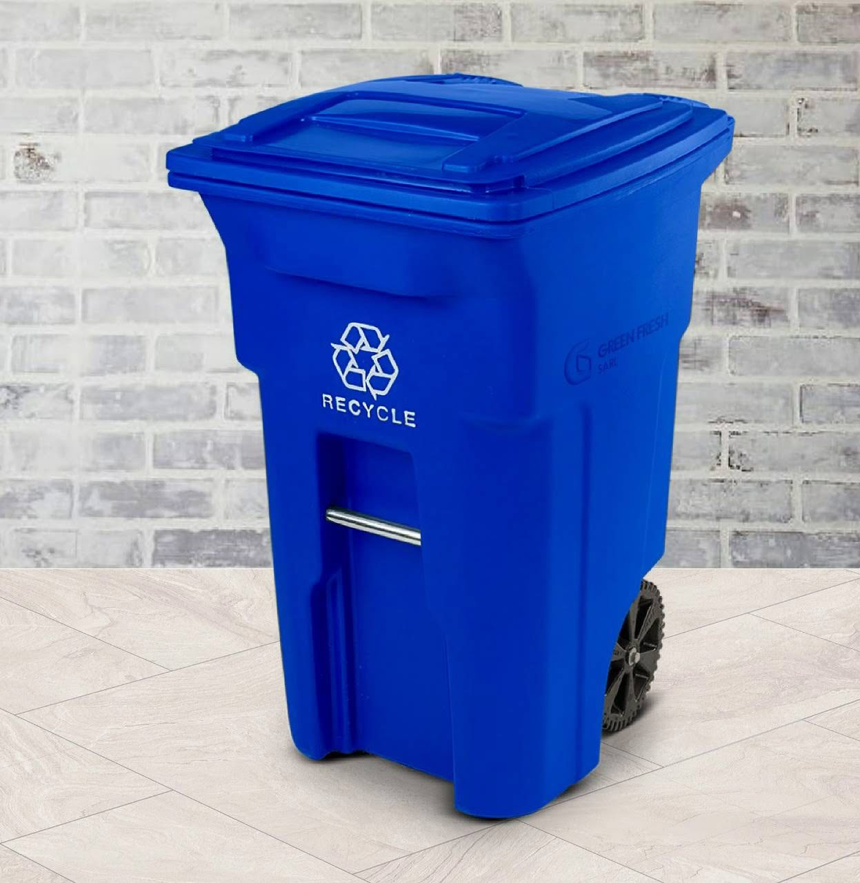 Green-fresh-waste-trolley