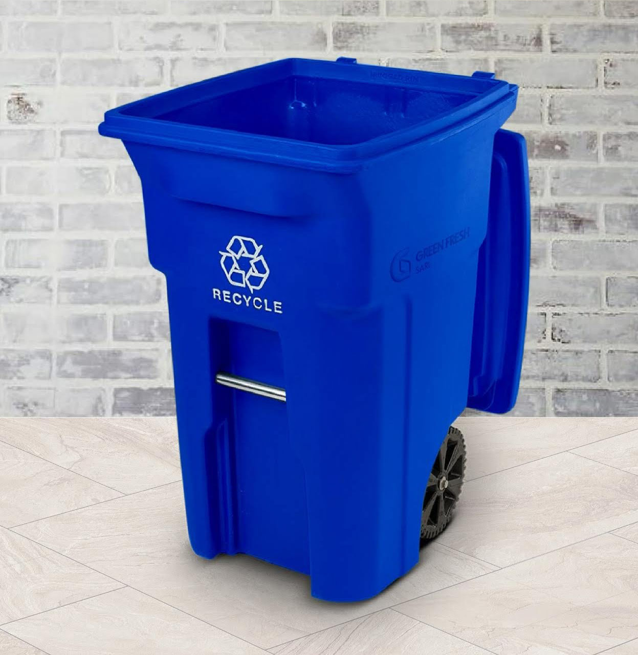 Green-fresh-waste-trolley