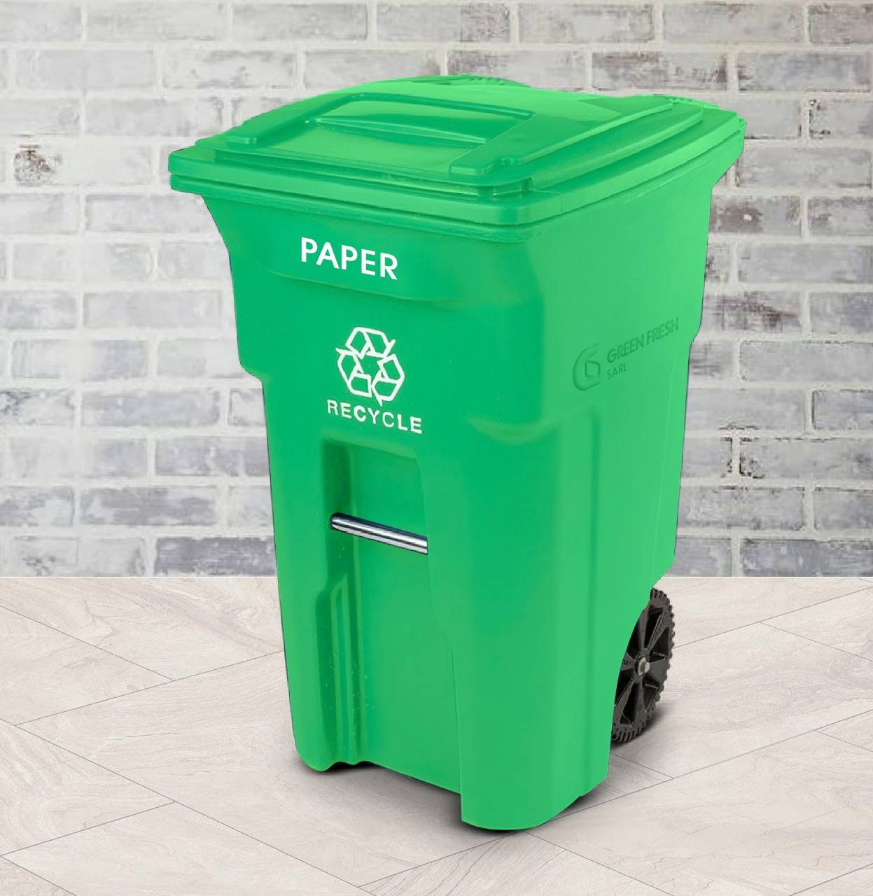 Green-fresh-waste-trolley