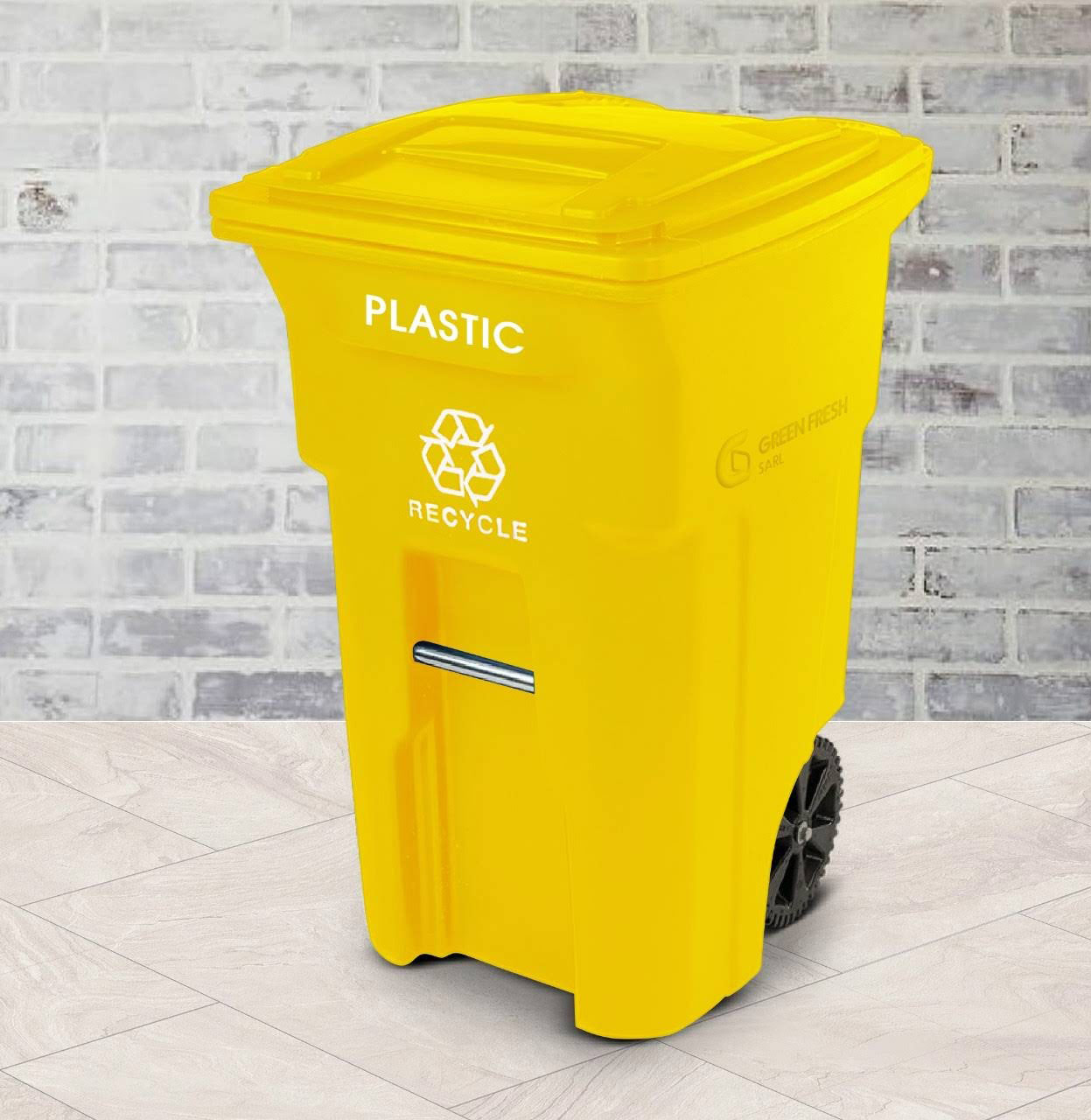 Green-fresh-waste-trolley