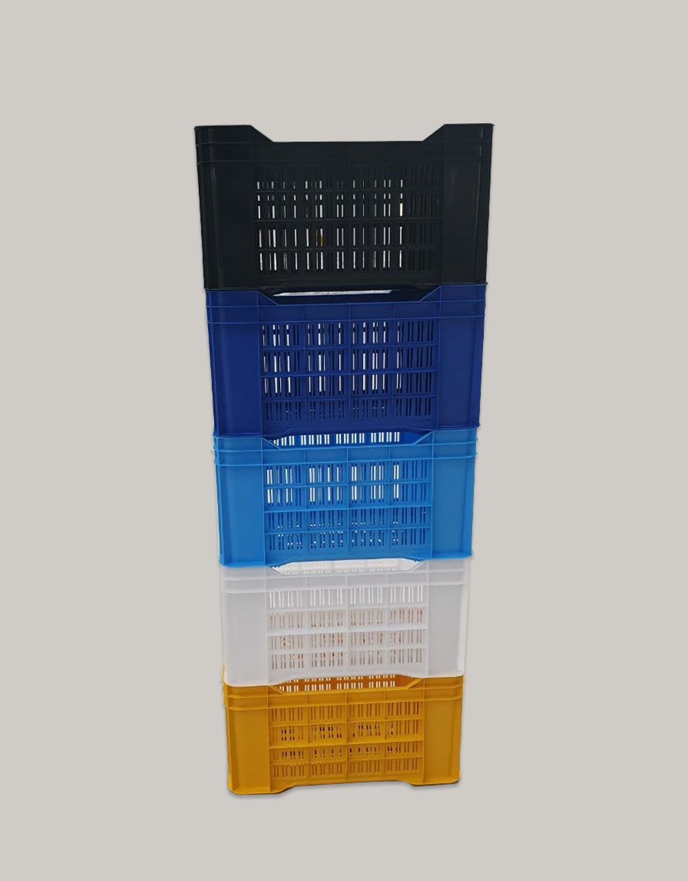 Green fresh Vegetables Crates